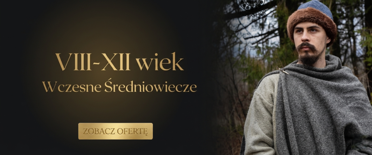 kolekcja ubrań i akcesoriów wczesne średniowiecze